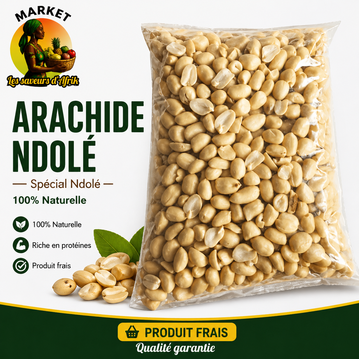 Arachide Ndolé – Spécial Ndolé 100% Naturelle
