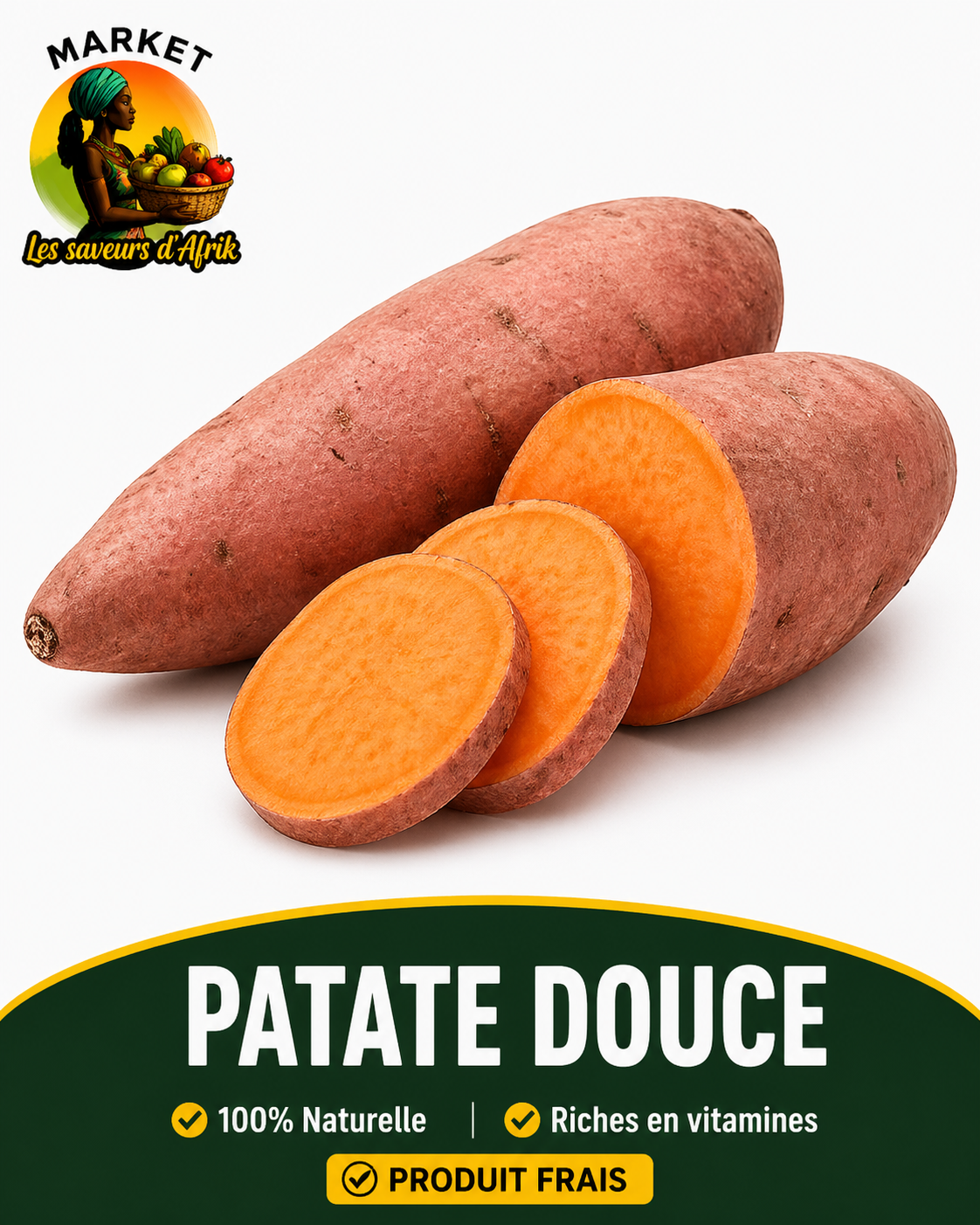 Patate Douce – 100% Naturelle Riche en Vitamines