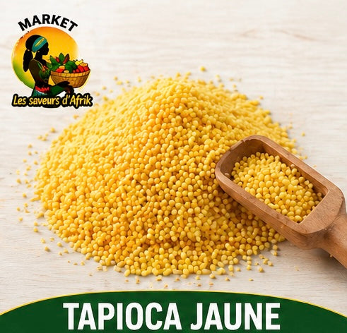 Tapioca Jaune – Perles de Manioc 100% Naturelles