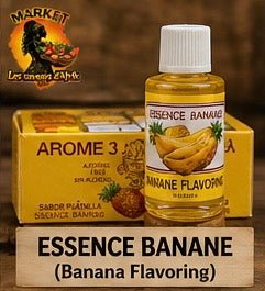 Arôme 3 Lions – Essence Banane Sans Alcool 30ml