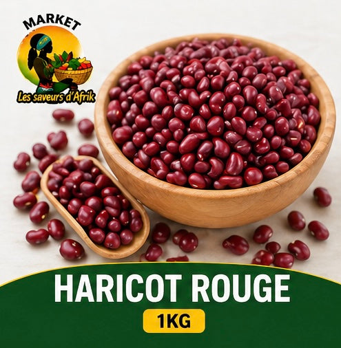 Haricot Rouge 1kg – Légumineuse Africaine 100% Naturelle