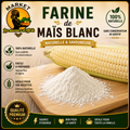 Farine de Maïs Blanc – Naturelle & Savoureuse 100% Naturelle
