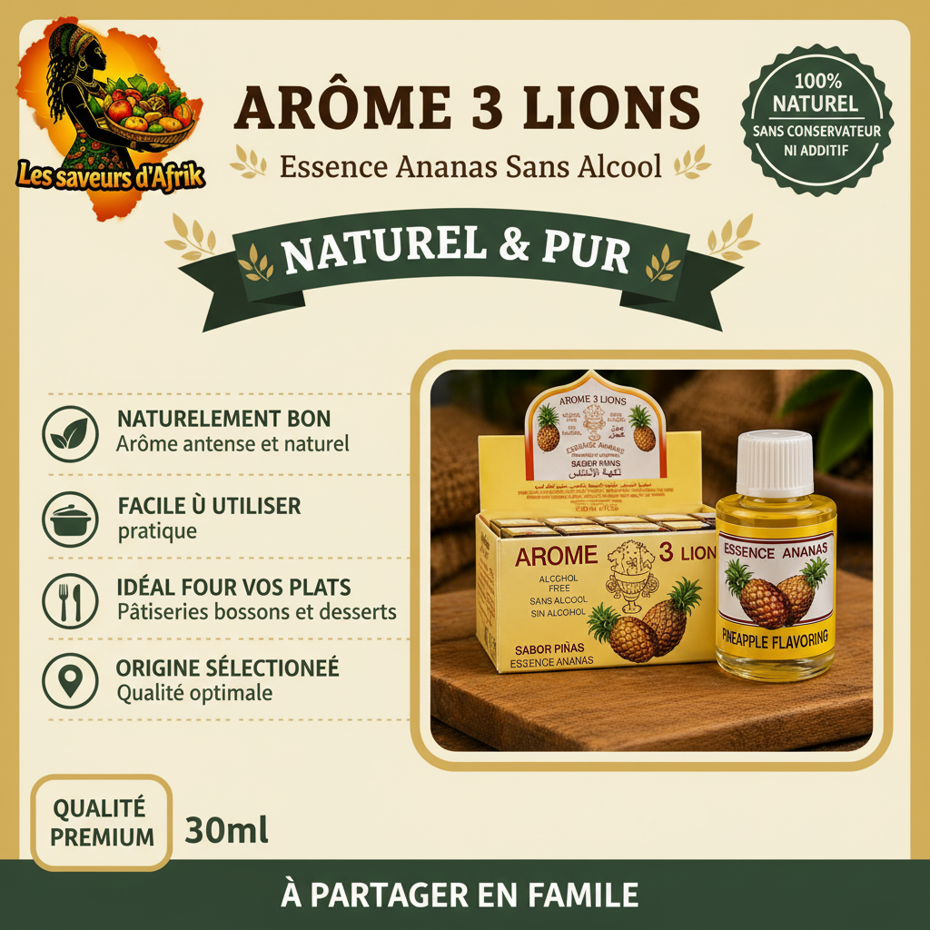 Arôme 3 Lions - Essence Ananas