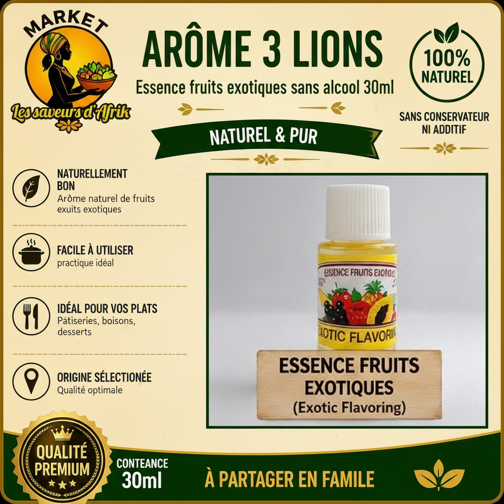 Arôme 3 Lions Fruits Exotiques