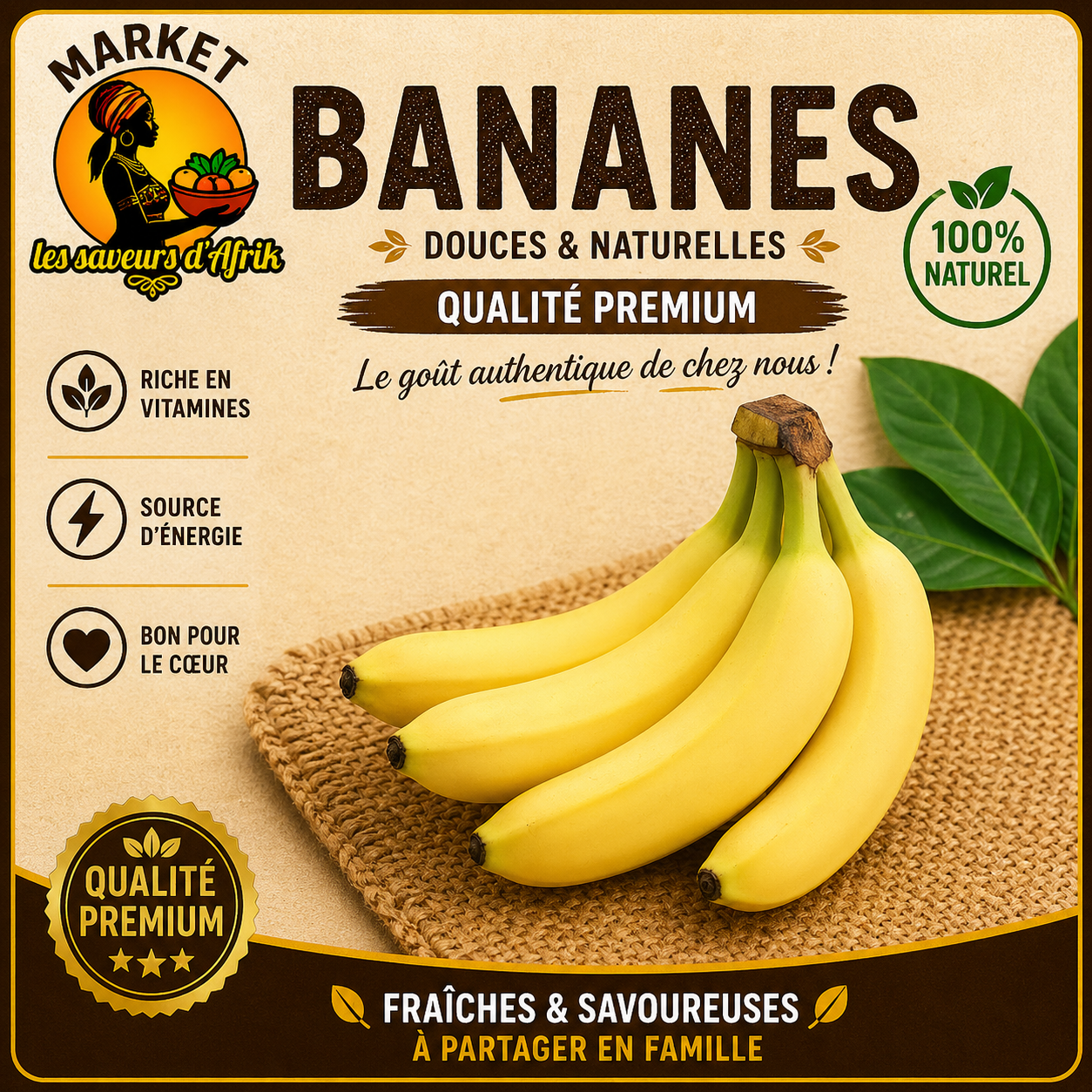 Bananes Fraîches - Fruit Tropical