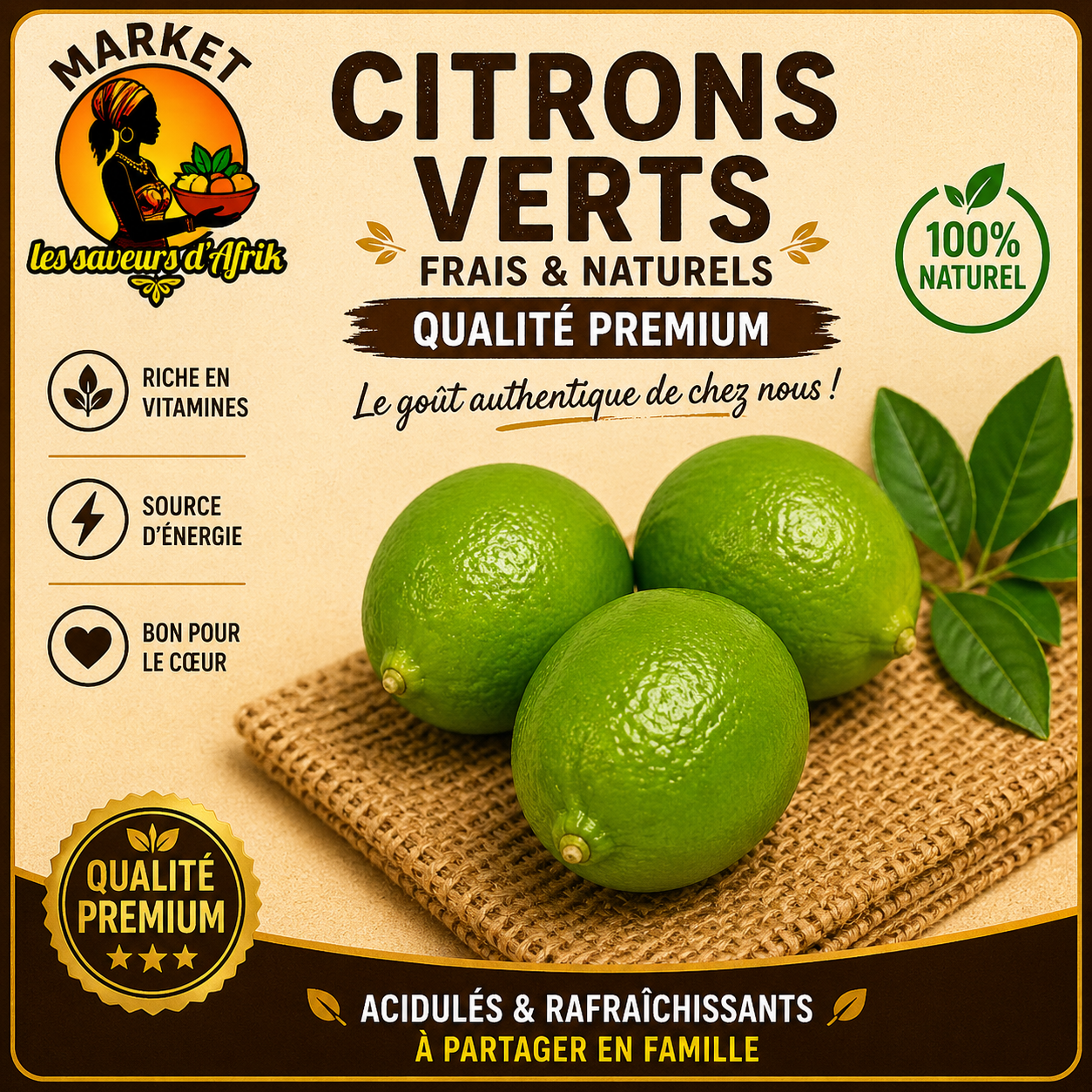 Citrons Verts - Agrumes Frais