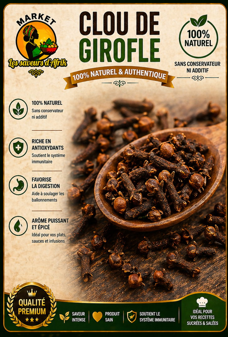 Clou de Girofle – 100% Naturel & Authentique Qualité Premium