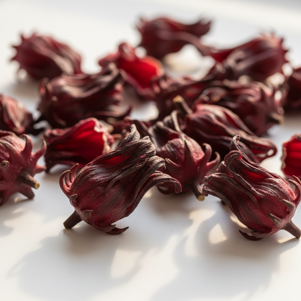 Fleurs d'hibiscus (Bissap) - Fleurs Séchées