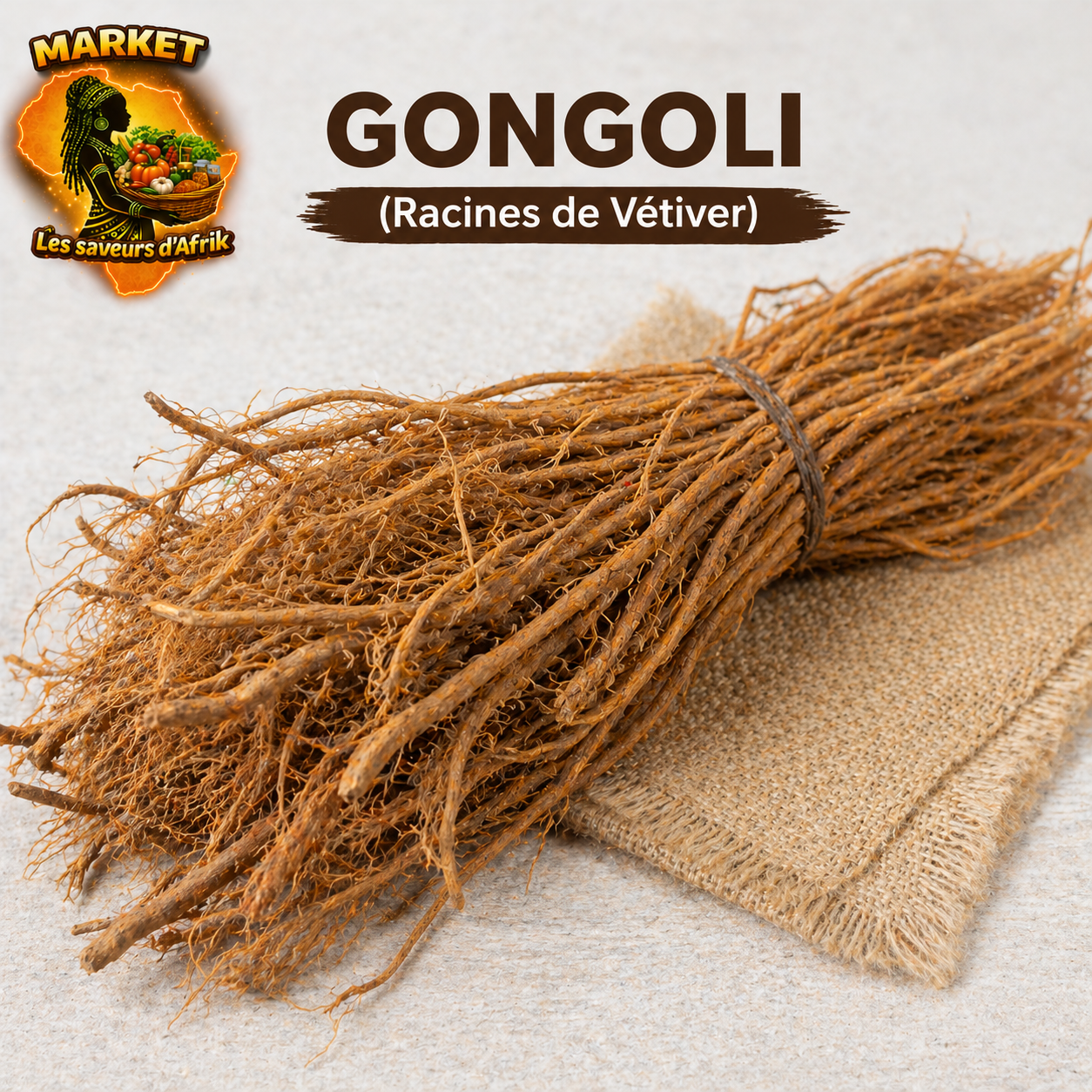 Gongoli – Racines de Vétiver 100% Naturelles