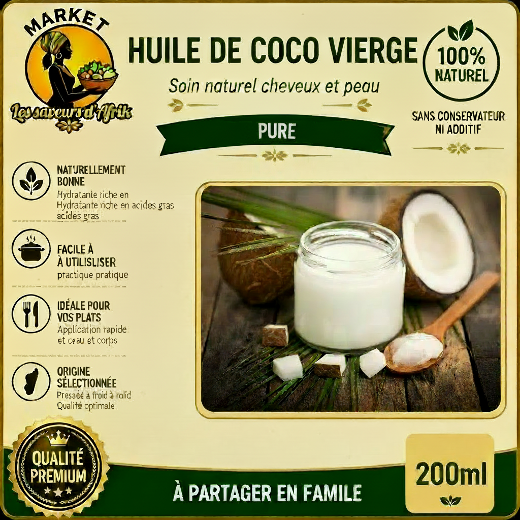 Huile de Coco Vierge