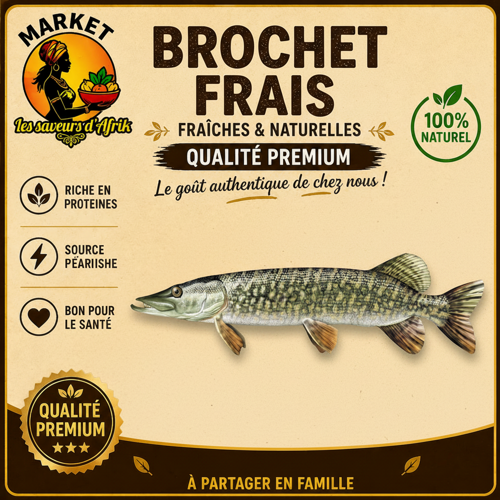 Brochet Frais - Market Les Saveurs d'Afrik
