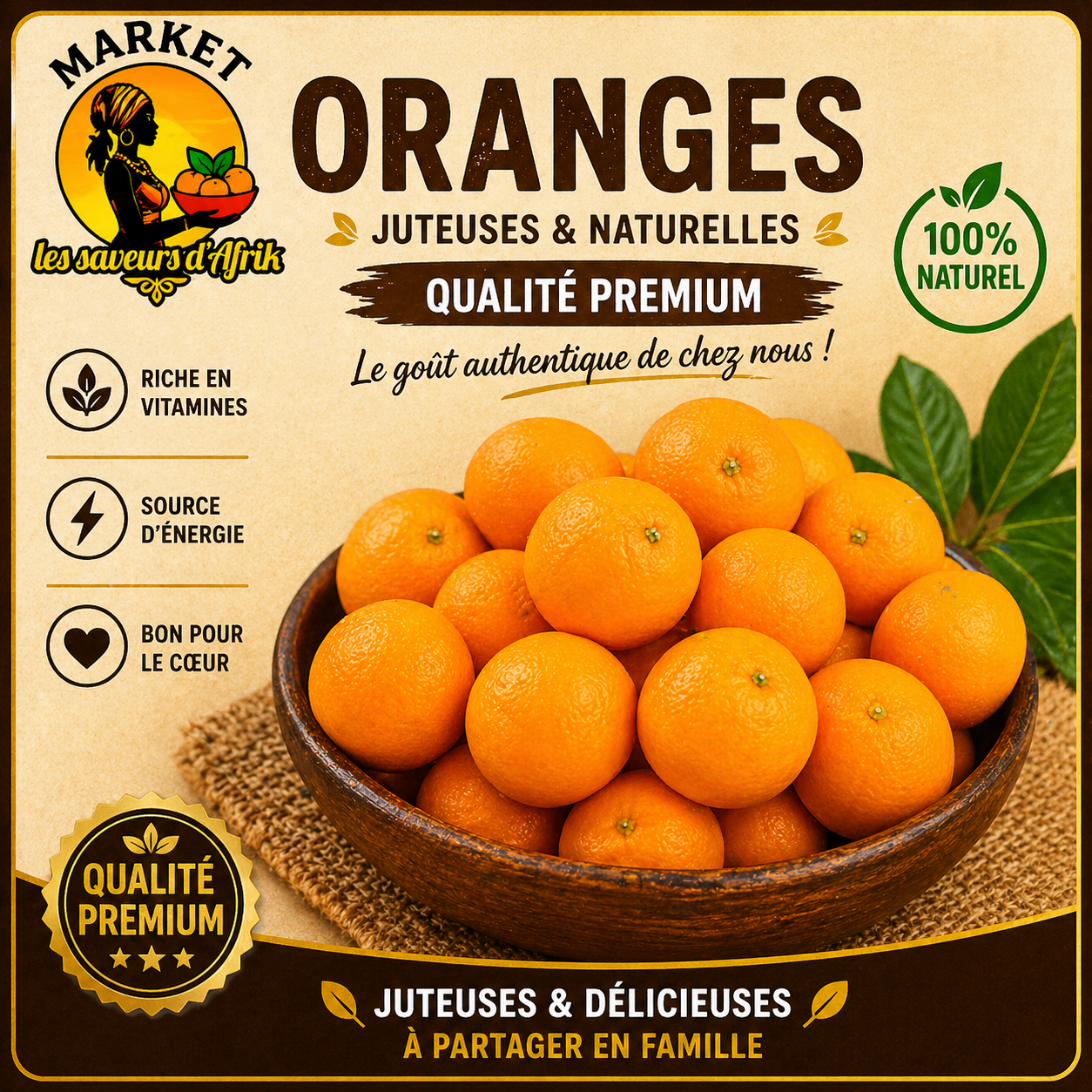 Oranges Fraîches - Agrumes