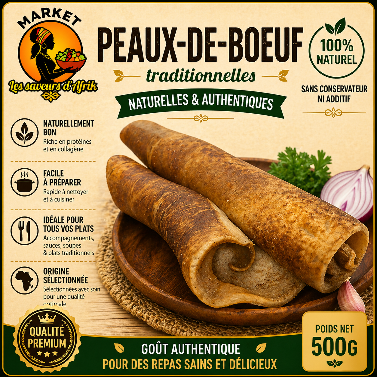Kplo - Peau de Bœuf Fumée