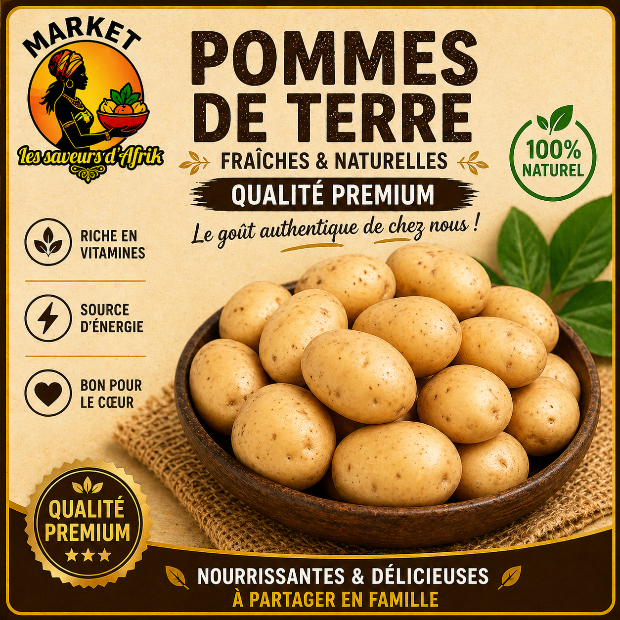 Pommes de Terre - Légume Frais